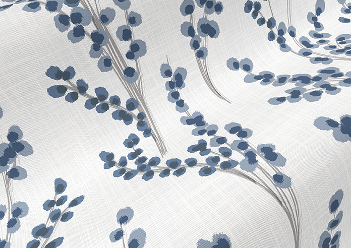 Willow Field, Blue - Twist&Fit Roller Blind - Image 4